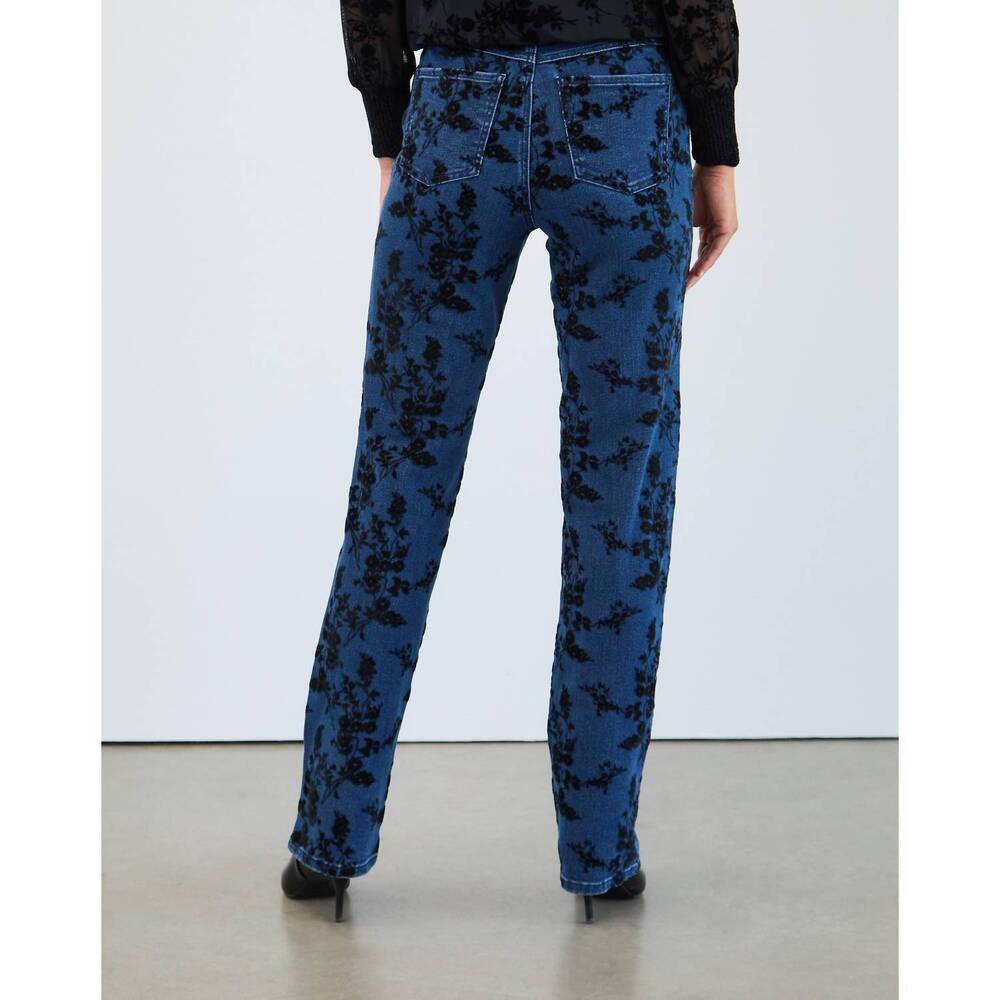 NEW FDJ suzanne straight leg pant in blue - Picture 3 of 4